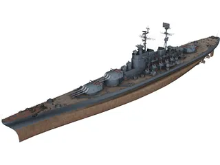 Kreml Warship 3D Model preview