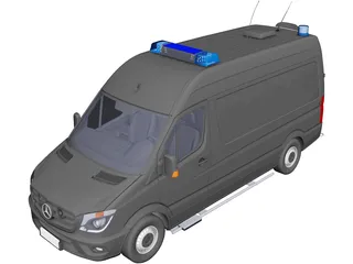 Mercedes-Benz Sprinter RTK7 3D Model preview
