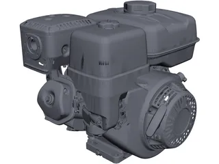 Honda GX270 Engine 3D Model preview