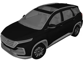Chevrolet Captiva Premium (2021) 3D Model preview