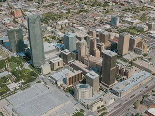 Oklahoma City, USA (2020) 3D Model preview