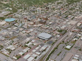 Wichita City, USA (2020) 3D Model preview