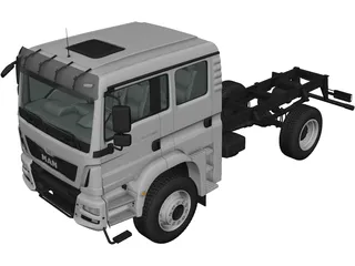 MAN TGM (2008) 3D Model preview