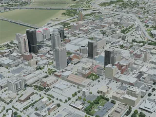 Louisville City, USA (2020) 3D Model preview