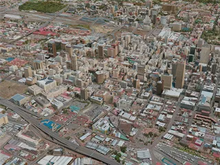 Johannesburg City, South Africa (2020) 3D Model preview
