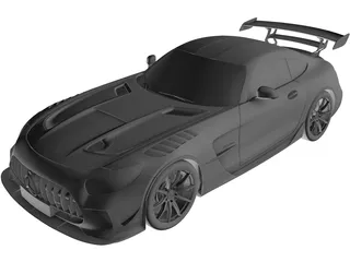 Mercedes-AMG GT Black (2021) 3D Model preview
