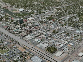 Stockton City, USA (2020) 3D Model preview