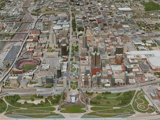 St. Louis City, USA (2020) 3D Model preview