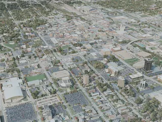 Springfield City, MO, USA (2020) 3D Model preview