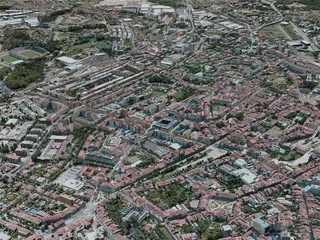 Braga City, Portugal (2020) 3D Model preview