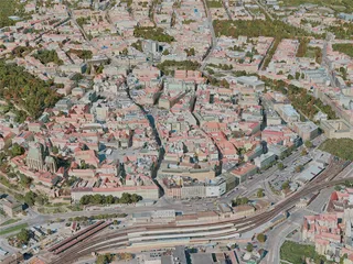 Brno City, Czechia (2020) 3D Model preview