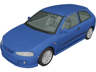 Mitsubishi Colt (1998) 3D Model preview