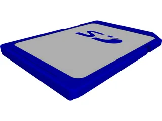 SD Card 3D Model preview