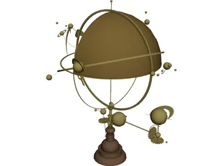 Globe 3D Model preview