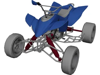 Yamaha Quad 3D Model preview