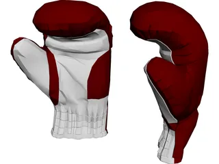 Boxing Gloves 3D Model preview
