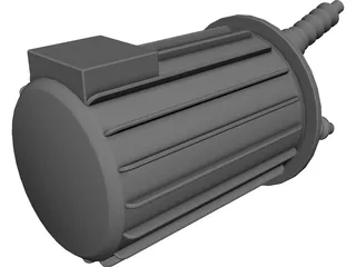 Vintage High Tension Line Transformer 3D Model preview