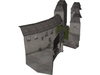 Village 3D Model preview