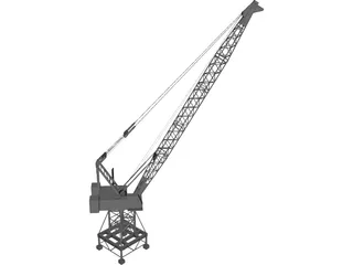 Port Crane 3D Model preview
