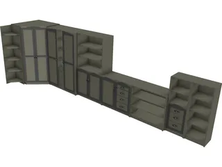 Child Furniture 3D Model preview
