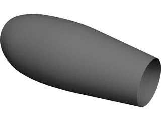 Pratt&Whitney 6124 Jet Engine 3D Model preview