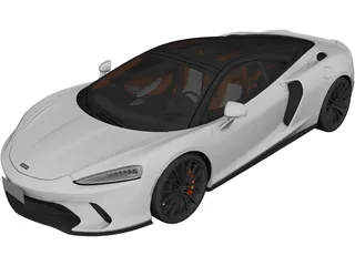 McLaren GT (2020) 3D Model preview