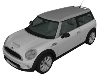 Mini Cooper S Clubman (2011) 3D Model preview