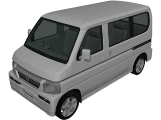 Honda Vamos (2012) 3D Model preview