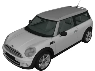 Mini Cooper Clubman (2011) 3D Model preview
