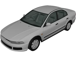 Mitsubishi Galant (1996) 3D Model preview
