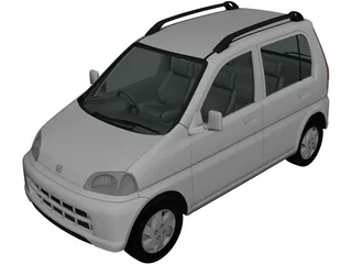 Honda Life (1997) 3D Model preview