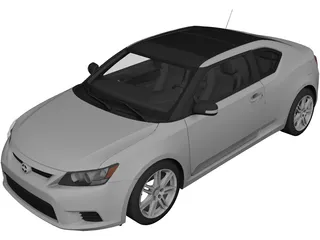 Scion tC (2012) 3D Model preview