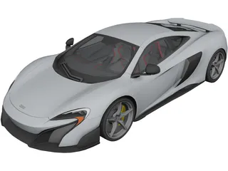 McLaren 675LT (2016) 3D Model preview