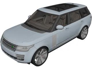 Range Rover Vogue (2013) 3D Model preview