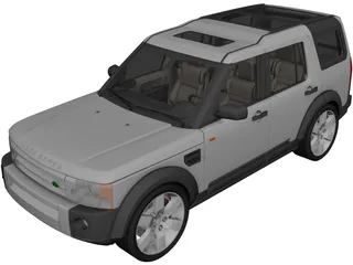Land Rover Discovery (2005) 3D Model preview