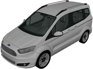 Ford Tourneo Courier (2013) 3D Model preview