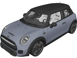 Mini Cooper S JCW (2019) 3D Model preview