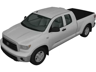 Toyota Tundra Double Cab (2011) 3D Model preview
