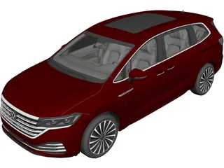 Volkswagen Viloran (2020) 3D Model preview