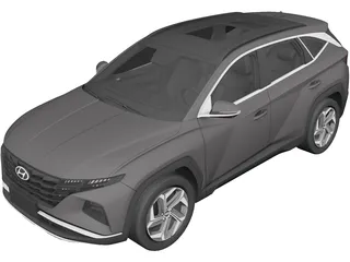 Hyundai Tucson (2021) 3D Model preview
