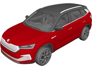 Skoda Kamiq GT (2020) 3D Model preview