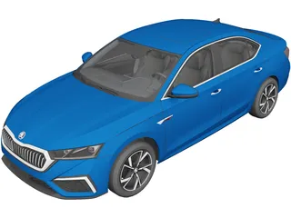 Skoda Octavia PRO (2021) 3D Model preview