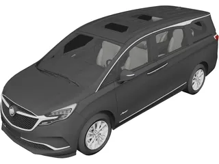 Buick GL8 Avenir (2020) 3D Model preview