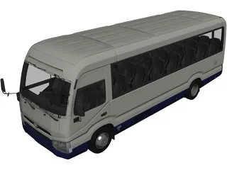 Toyota Coaster (2020) 3D Model preview
