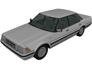 Toyota Crown (1983) 3D Model preview