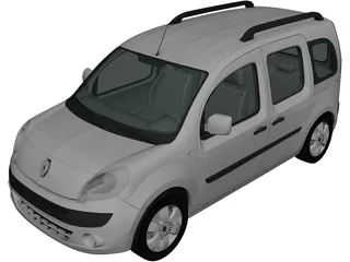 Renault Kangoo (2010) 3D Model preview