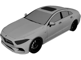 Mercedes-Benz CLS AMG (2018) 3D Model preview