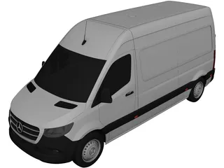 Mercedes-Benz Sprinter L2H2 (2020) 3D Model preview