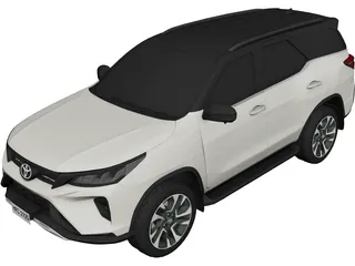 Toyota Fortuner (2020) 3D Model preview