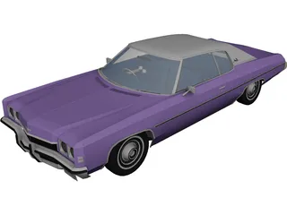 Chevrolet Impala (1972) 3D Model preview